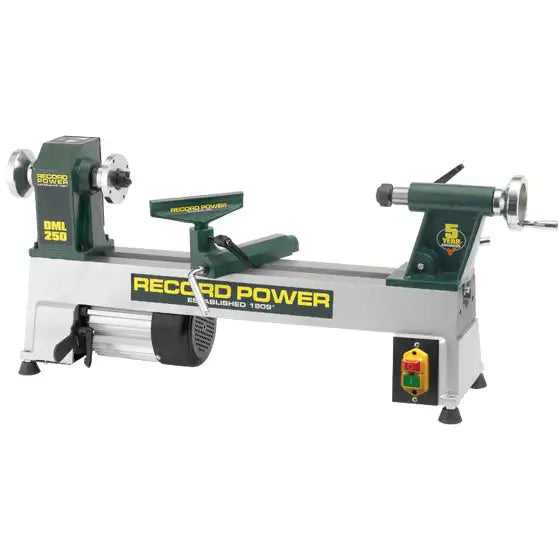 Record Power DML250 Woodturning Mini Lathe - Lathes