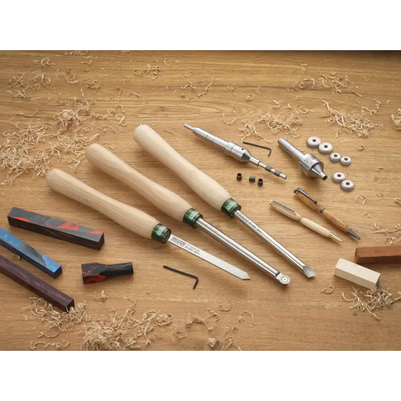 Record Power Master Collection - Deluxe 3 Piece Small Project Set with Mandrel Kit and Ring Bushes - No extras - Pen