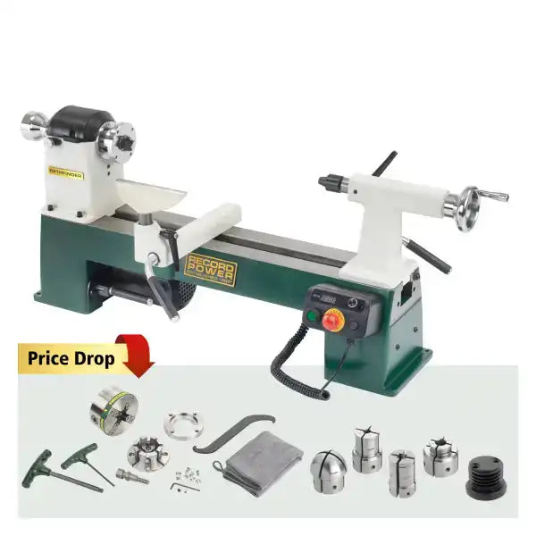 Record Power Pathfinder Lathe + Victory Chuck Summer Package