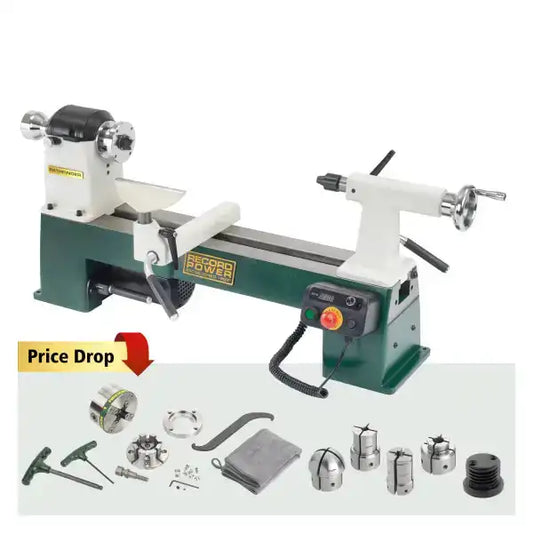 Record Power Pathfinder Lathe + Victory Chuck Summer Package
