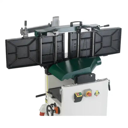 Record Power PT310 Heavy Duty Planer Thicknesser 230v With Spiral Cutter Block and Wheel Kit - PT310-HB/UK1 48503