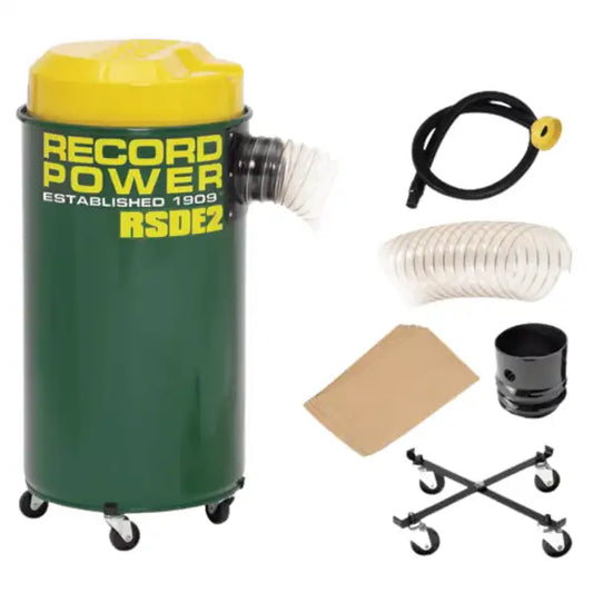Record Power RSDE/2 Fine Filter 50 Litre Extractor with Accessories - HPLV RSDE/2