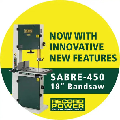 Record Power Sabre 450 18’’ Bandsaw (New for 2025)