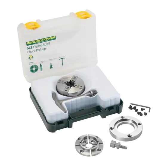 Record Power SC3 Chuck Package - M33 x 3.5 - chuck