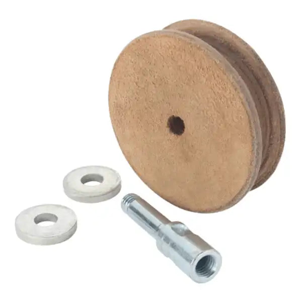 Record Power Sharpening System Profiled Leather Honing Wheel WG250/N
