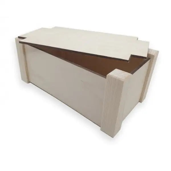 Rectangular Flat Pack Wooden Box - Pyrography Project