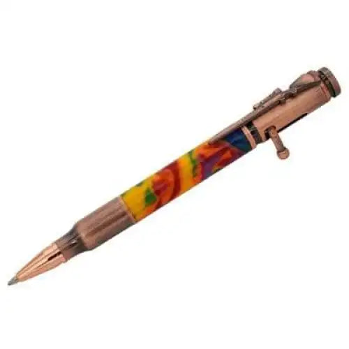 Rifle Bolt Pen Kit Antique Rose Copper Rifle-AN-RC