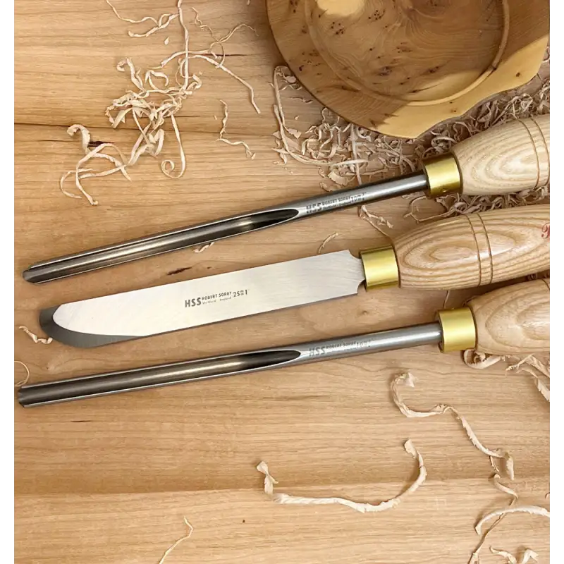 Robert Sorby 3/8’’ Three Piece Bowl Turning Set (84HS) - Woodturning Tools