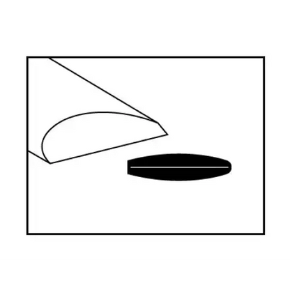 Robert Sorby Oval Skew Chisel 1/2’’ - Handled (809H)