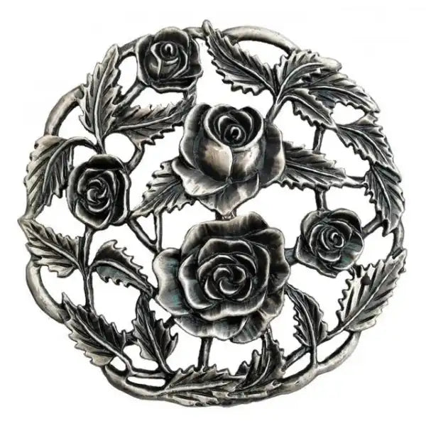 Roses - Decorative Pewter Lid (Potpourri) RS-PL1 - craft kits