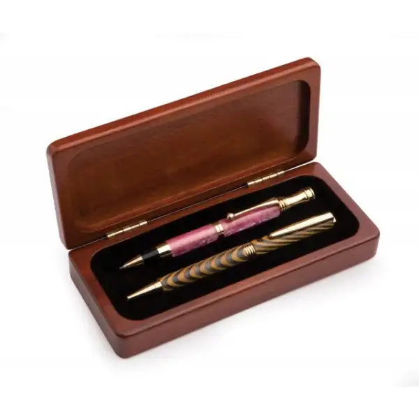 Rosewood Pen Box - Single or Double CS-PKBOXMPR - Pen Box