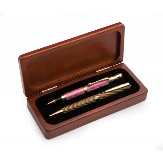Rosewood Pen Box - Single or Double - Pen Box