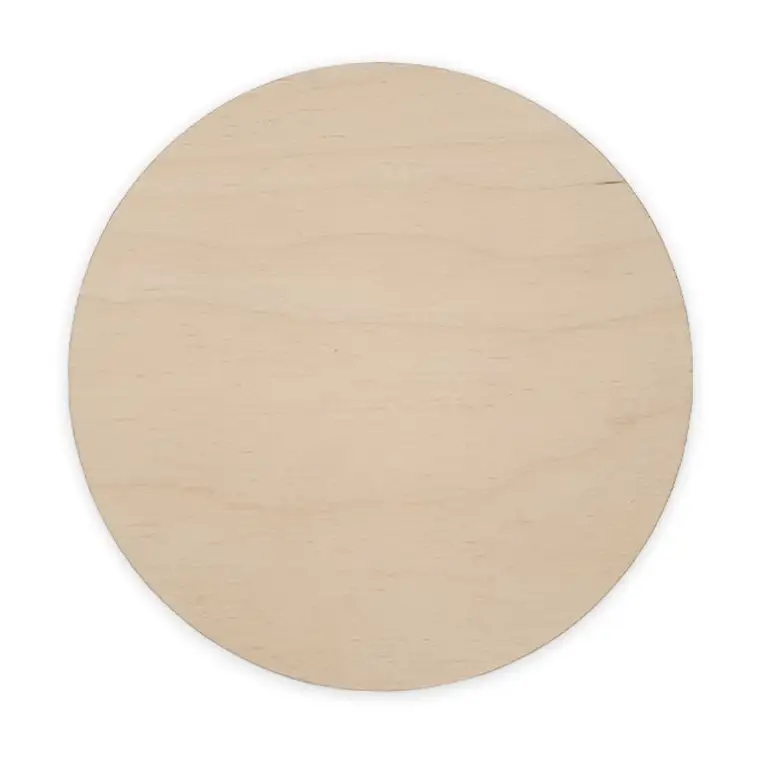 Round Pyrography Wooden Blanks - Pyrography