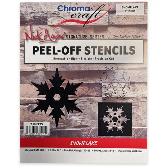 Snowflakes Peel-Off Stencil Set