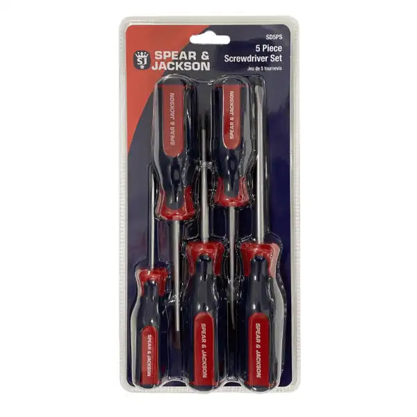Spear & Jackson 5 Piece Screwdriver Set - SD5PS SD5PS