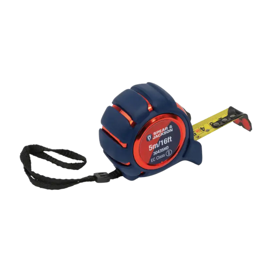 Spear & Jackson 5m (16ft) Heavy Duty Tape Measure - Measuring
