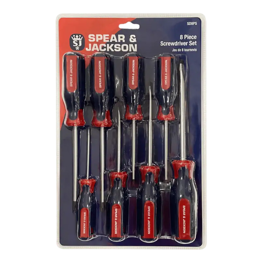 Spear & Jackson 8 Piece Screwdriver set - Hand Tools