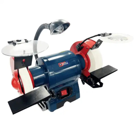Spear & Jackson White Wheel Bench Grinder - 6’’ (150mm) SJ-SJ150BG-GRNDR - sharpeners