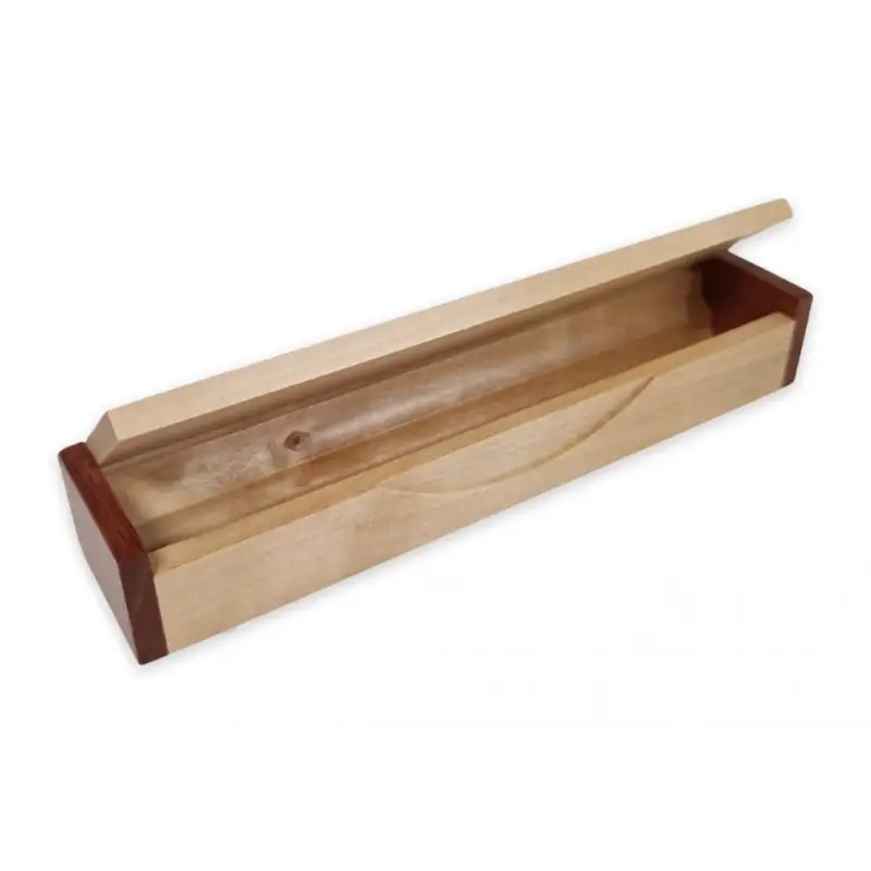 Square Wooden Pen Box