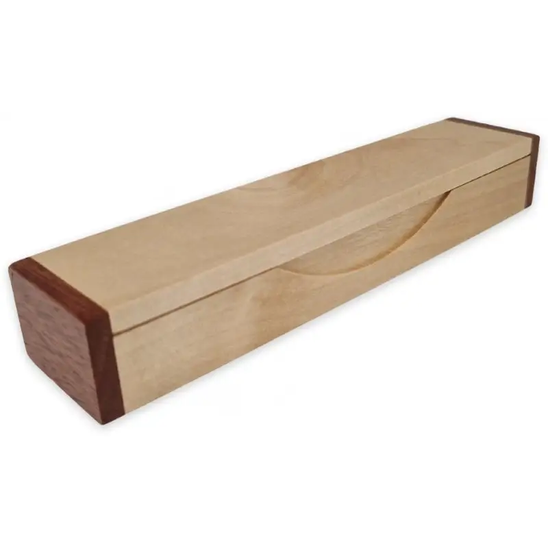 Square Wooden Pen Box