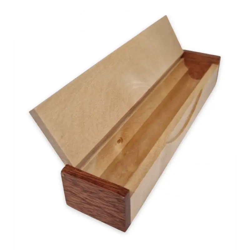 Square Wooden Pen Box