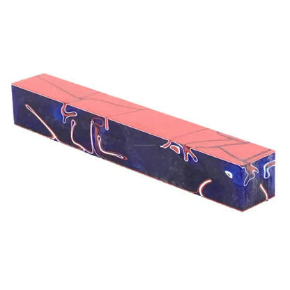 Swirl Pack 1 - 5 x Acrylic Kirinite Pen Blanks - Yellow Pen Blanks