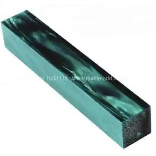 Teal Pearl - Acrylic Kirinite Pen Blank 5060592531592 - Kirinite Pen Blanks