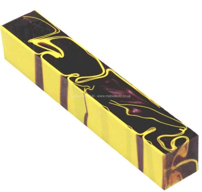 Kirinite Swirl Pen Blanks A pack of 5 Kirinite acrylic pen blanks all with swirls  The pack contains:  Acid Storm Pink Panther Patriot Jungle Camo Oyster Pearl