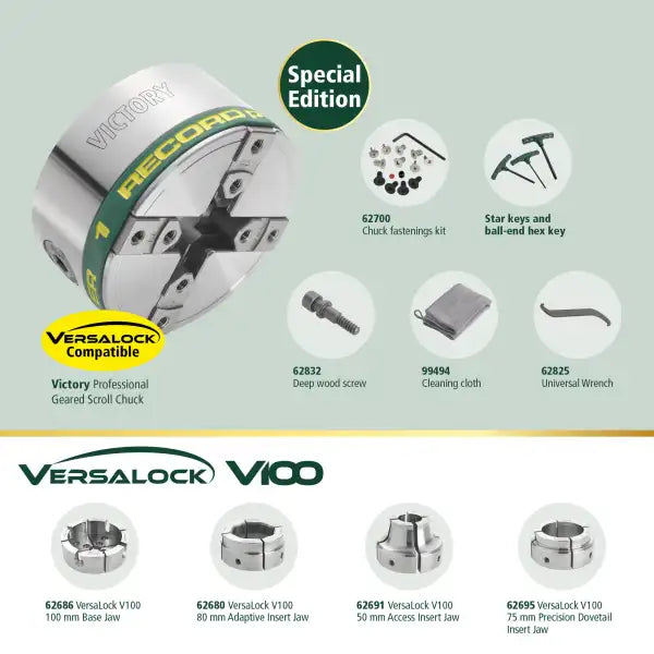Victory V100 Series Package Deal 1 1/4’’ x 8tpi 62078
