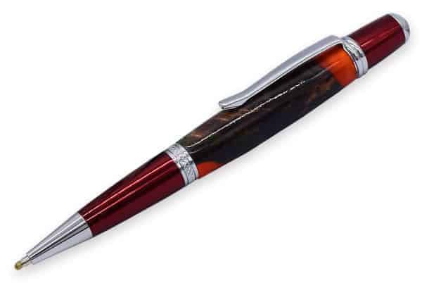 Chrome & Red Cerra Pen Kit