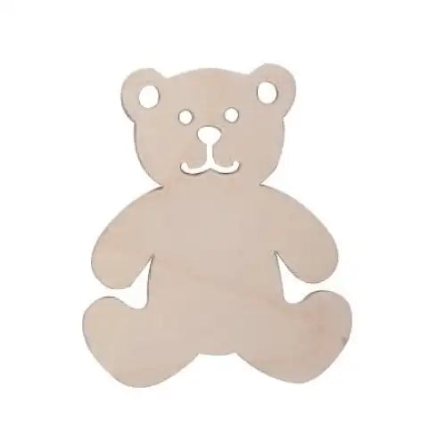 Wooden Teddy Bear - Pyrography Project CRAFT-J10150