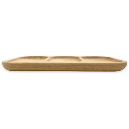 Wooden Tray with Compartments