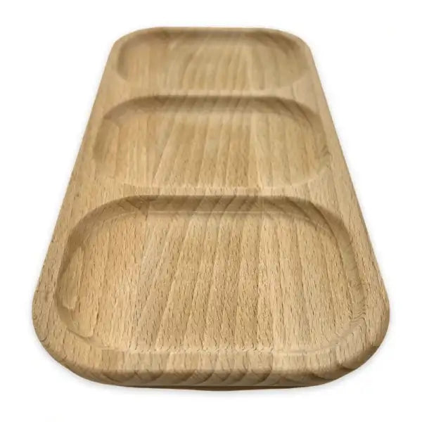 Wooden Tray with Compartments