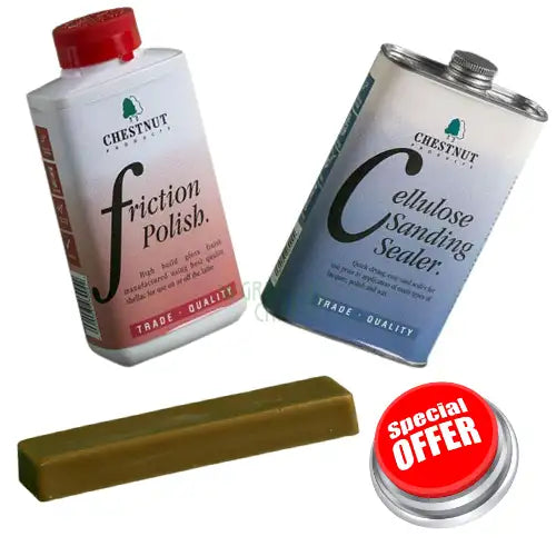 Woodturners Gloss Finishing Kit - Finishing Products