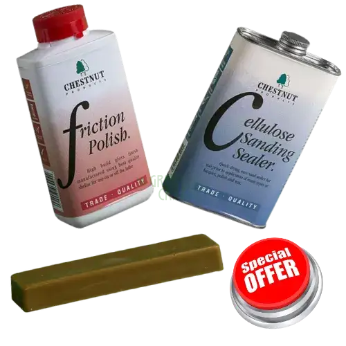 Woodturners Gloss Finishing Kit - Finishing Products