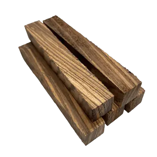 Zebrano Pen Turning Blanks - Pack of 5 - wood Pen blank