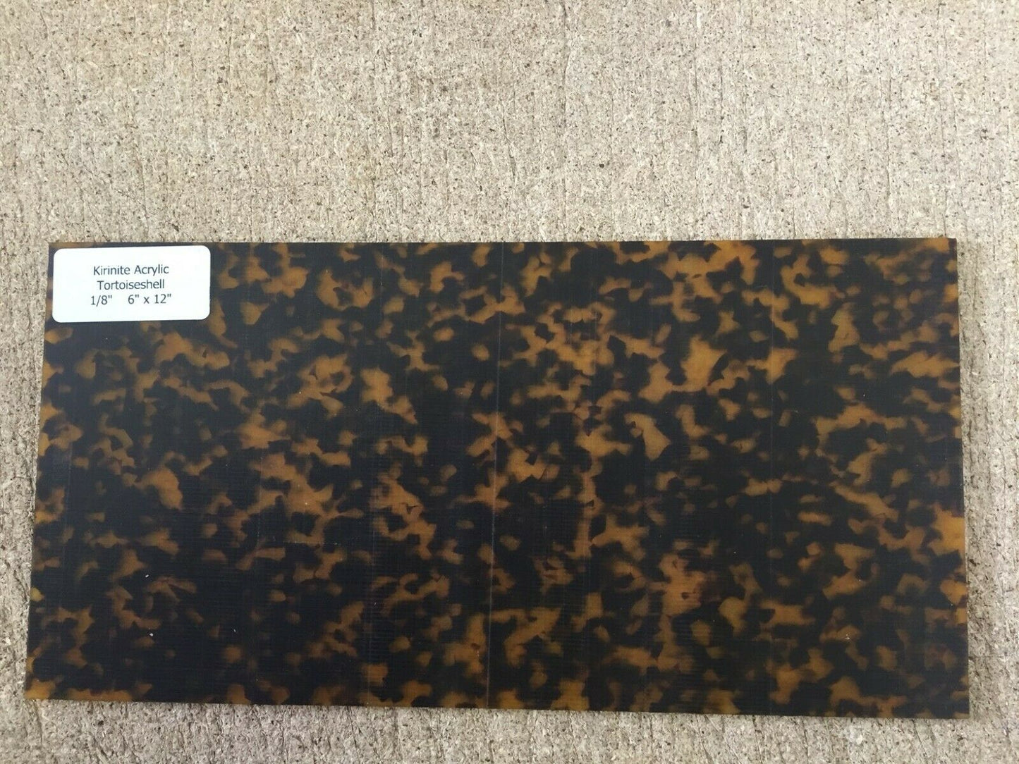 Kirinite Tortoiseshell 3/8" x 6" x 12" Sheet - UK Pen Blanks