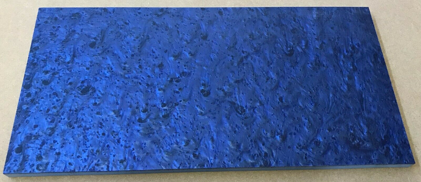 Kirinite Arctic Blue Ice 1/4" x 6" x 12" Sheet - UK Pen Blanks