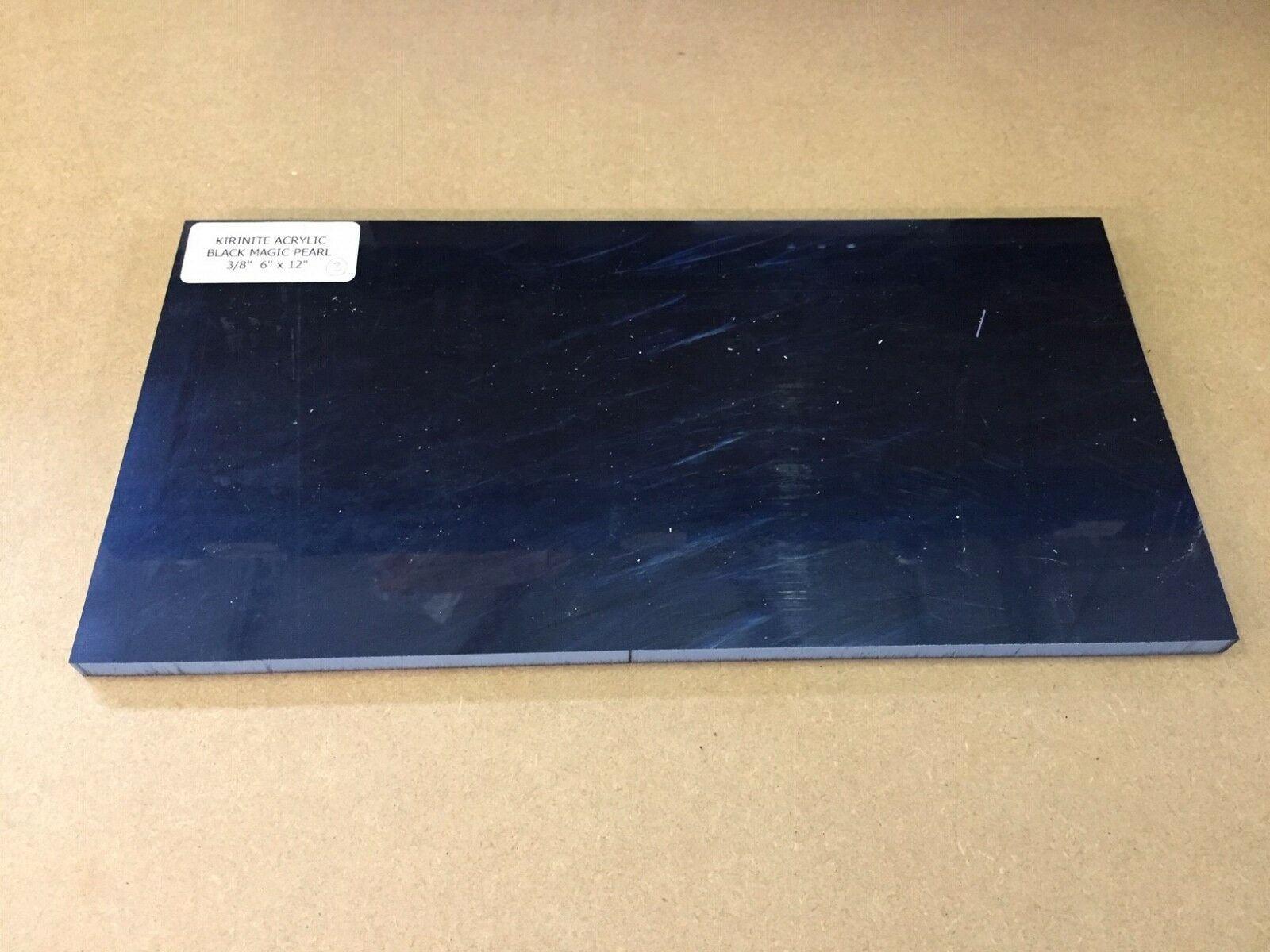 Kirinite Black Magic Pearl 3/8" x 6" x 12" Sheet - UK Pen Blanks