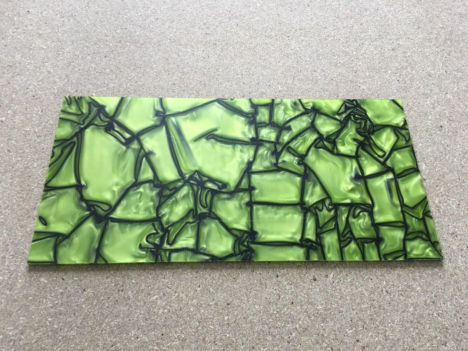 Kirinite Toxic Green 1/8" x 6" x 12" Sheet - UK Pen Blanks