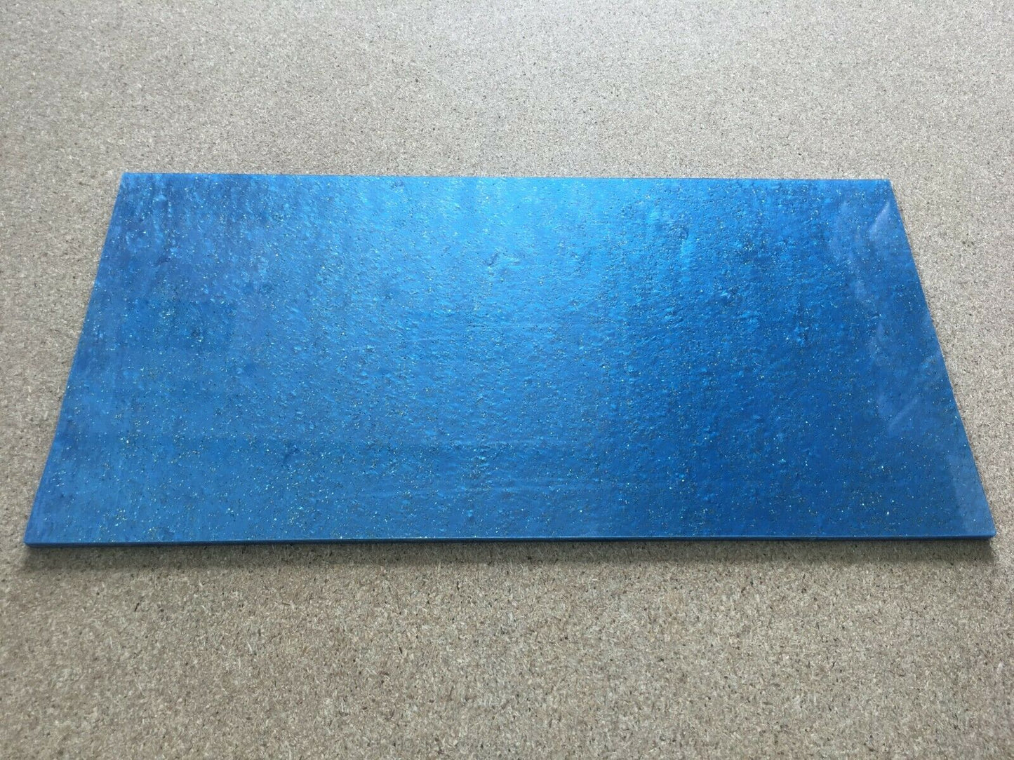 Kirinite Glitter Blue Sparkle 1/8" x 6" x 12" Sheet - UK Pen Blanks