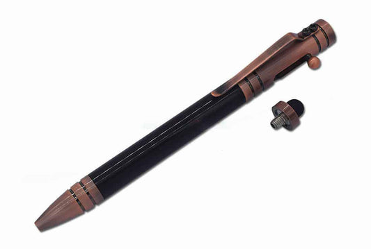 Antique Rose Copper - Rifle Bolt Tec Pen Kit - UK Pen Blanks