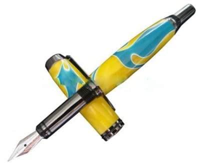 Gun Metal Jr Gentleman Fountain Pen Kit (upgraded version) - UK Pen Blanks