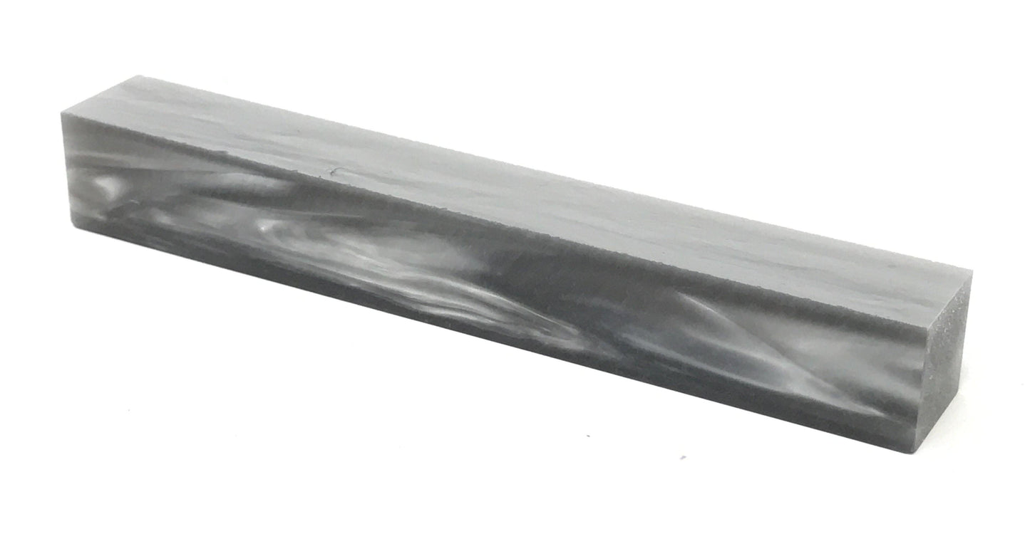 Silver Pearl - Acrylic Kirinite Pen Blank - UK Pen Blanks