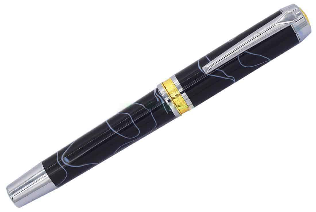 Large Jr Gentleman Roller Ball Pen Kit (new style) - Chrome - UK Pen Blanks