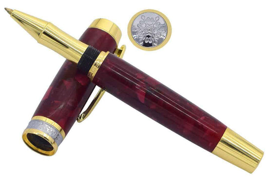 Large Jr Gentleman Roller Ball Pen Kit (new style) - Gold - UK Pen Blanks