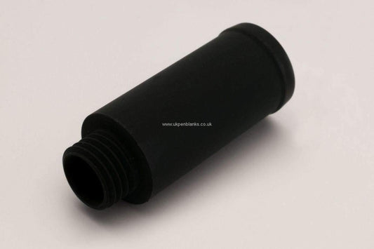 Bock Fountain Pen Section - Size 6 - Black Matt - Kitless Pens - UK Pen Blanks