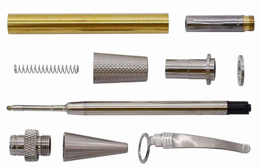 Sagiters Twist - Antique Silver Pen Kit - UK Pen Blanks