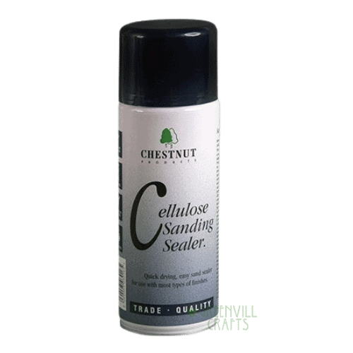 Cellulose Sanding Sealer (Aerosol) - Chestnut Products - UK Pen Blanks