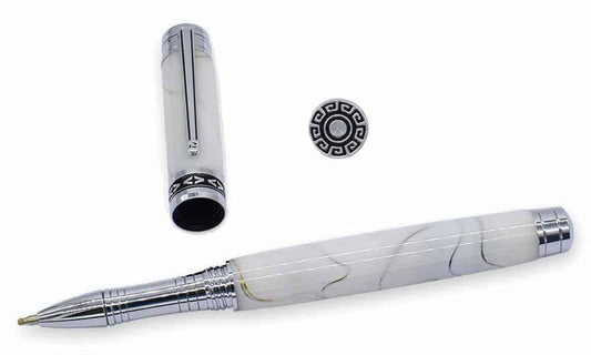 Mysterious Sky - Rollerball Pen Kit - Chrome - UK Pen Blanks